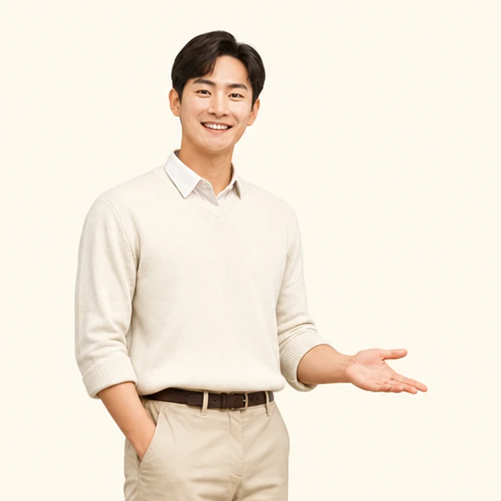 신용회복 장기렌트 상담 신청을 안내하는 담당자